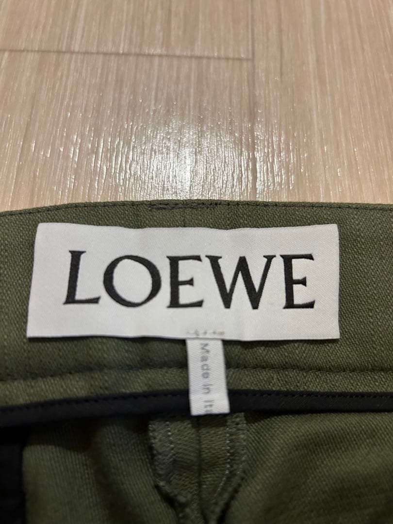 LOEWE ミリタリーグリーン カーゴパンツ　イタリア製