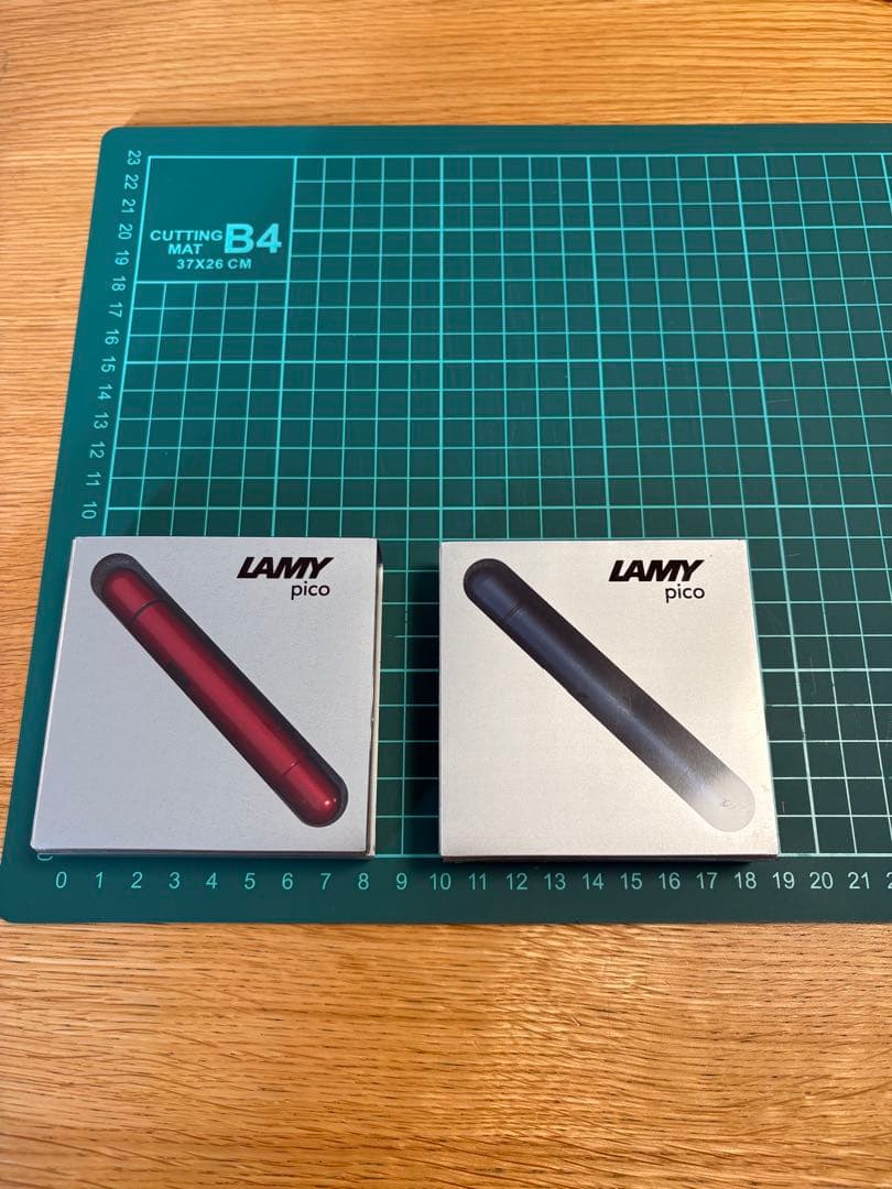 LAMY pico ポケットペン 2本セット売り　レッドとブルー