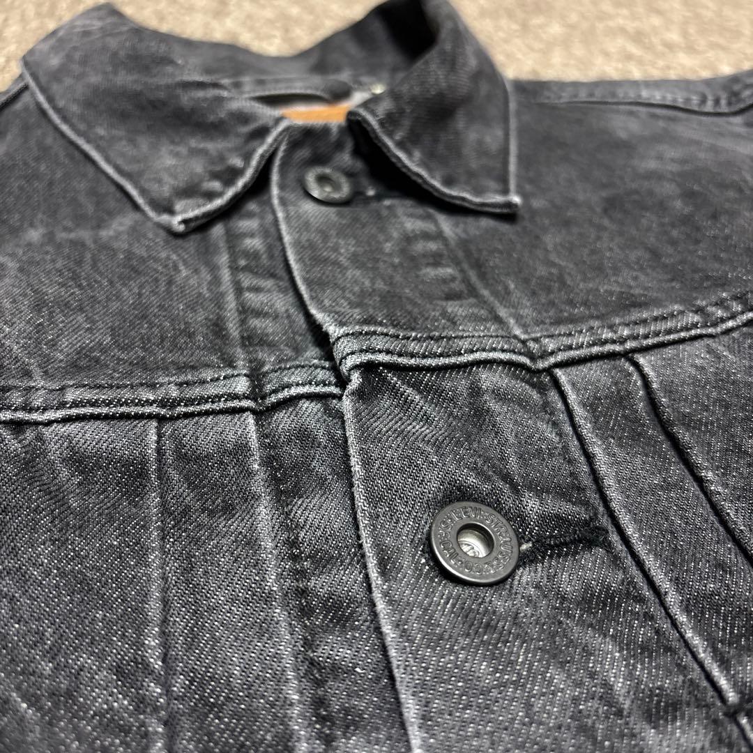 Levi's PREMIUM デニムジャケット ブラックデニム　S
