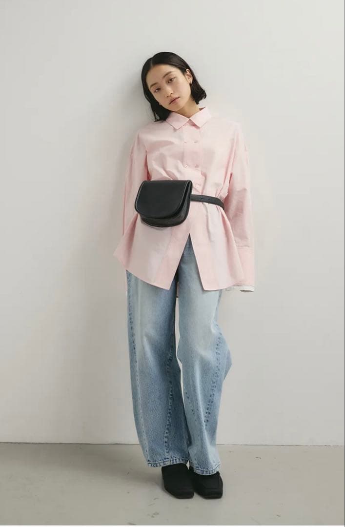 STYLEMIXER カッティングレイヤードカフスシ ャツ