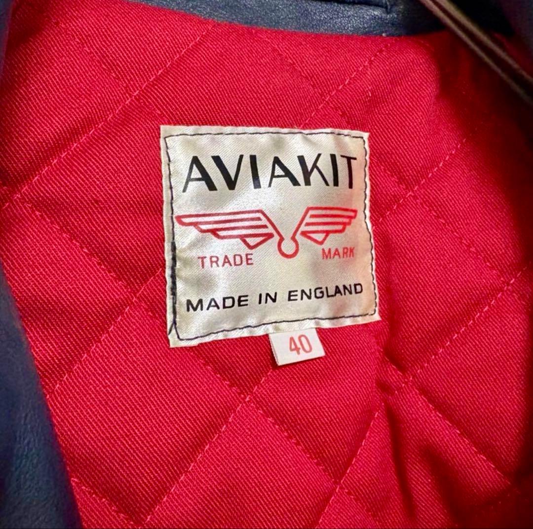 Lewis Leathers ライトニング 40 カウハイド　ネイビー