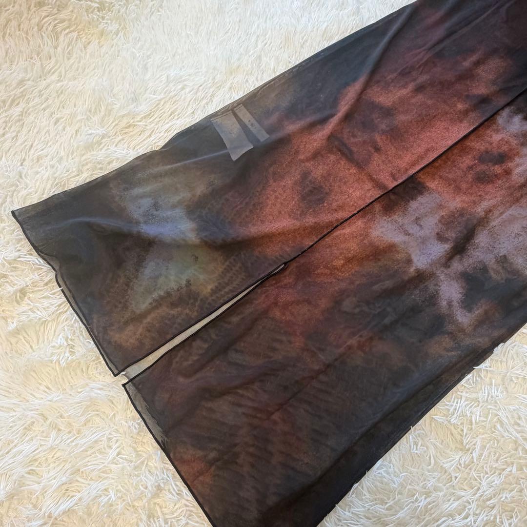 美品　AMERI MIRANDA TAIDAI SHEER LONG TOP