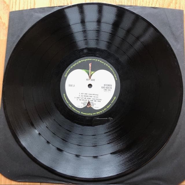 ビートルズ『ヘイ・ジュード』LP 国内盤 帯付 Apple d947y96