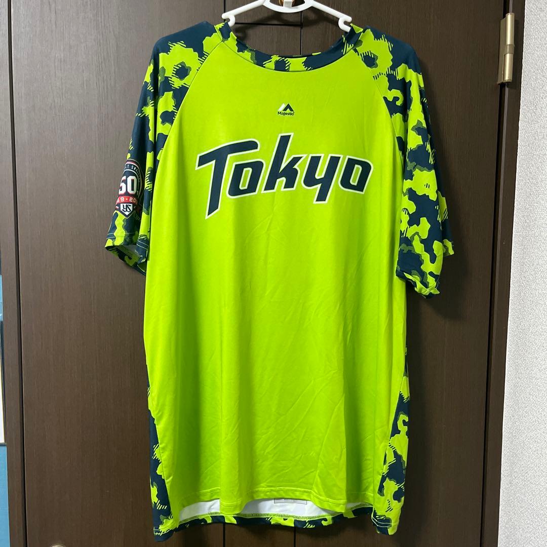 (選手実使用)東京ヤクルトスワローズ　練習Tシャツ