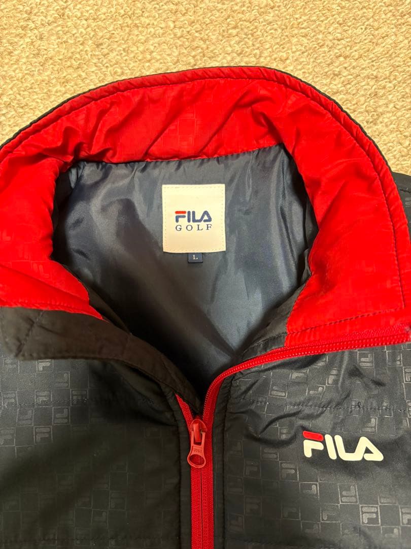 FILA GOLF冬用 ゴルフウェア 中綿ジャケット パンツ シャツ セット
