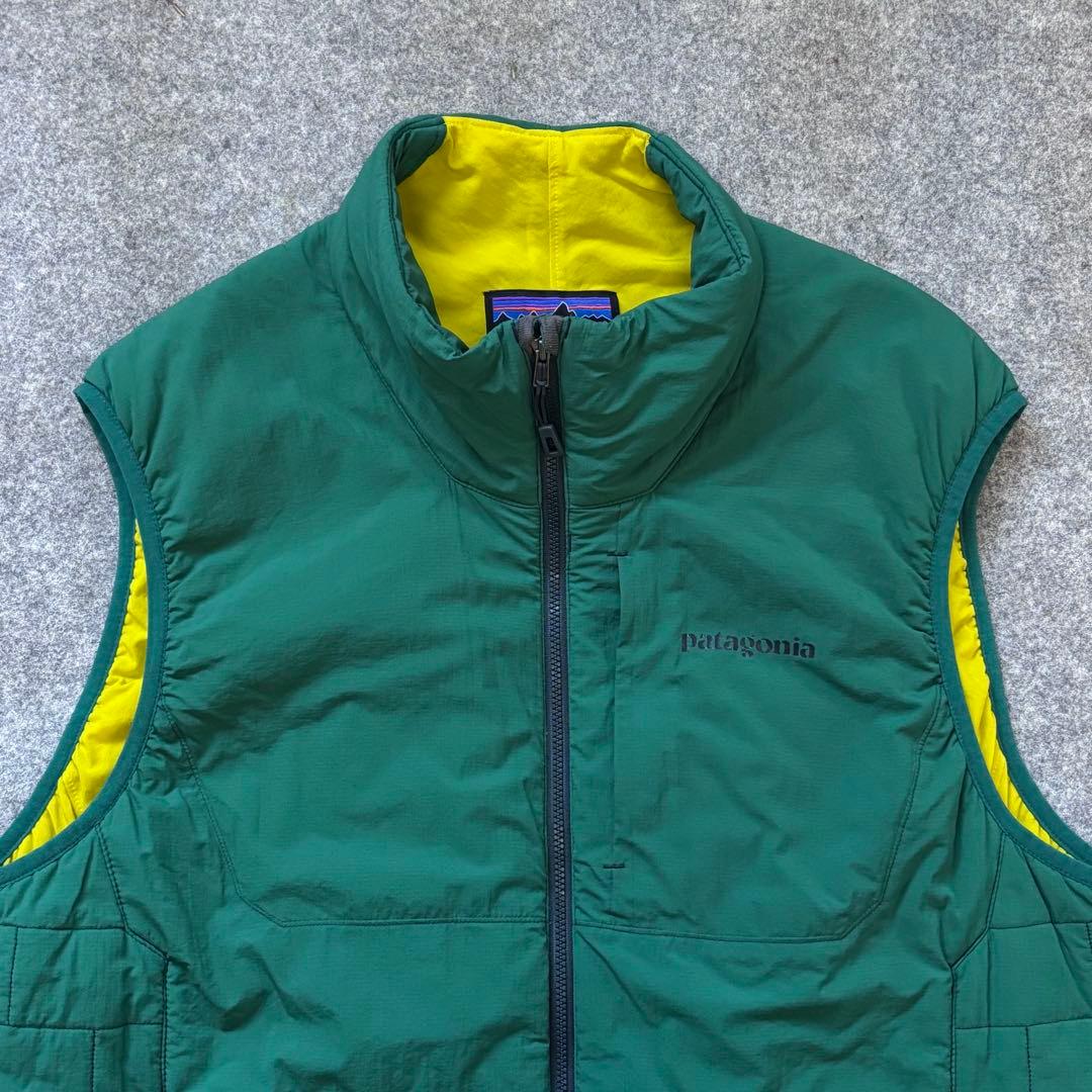 【L】patagonia パタゴニア ナノエアベスト 中綿 グリーン