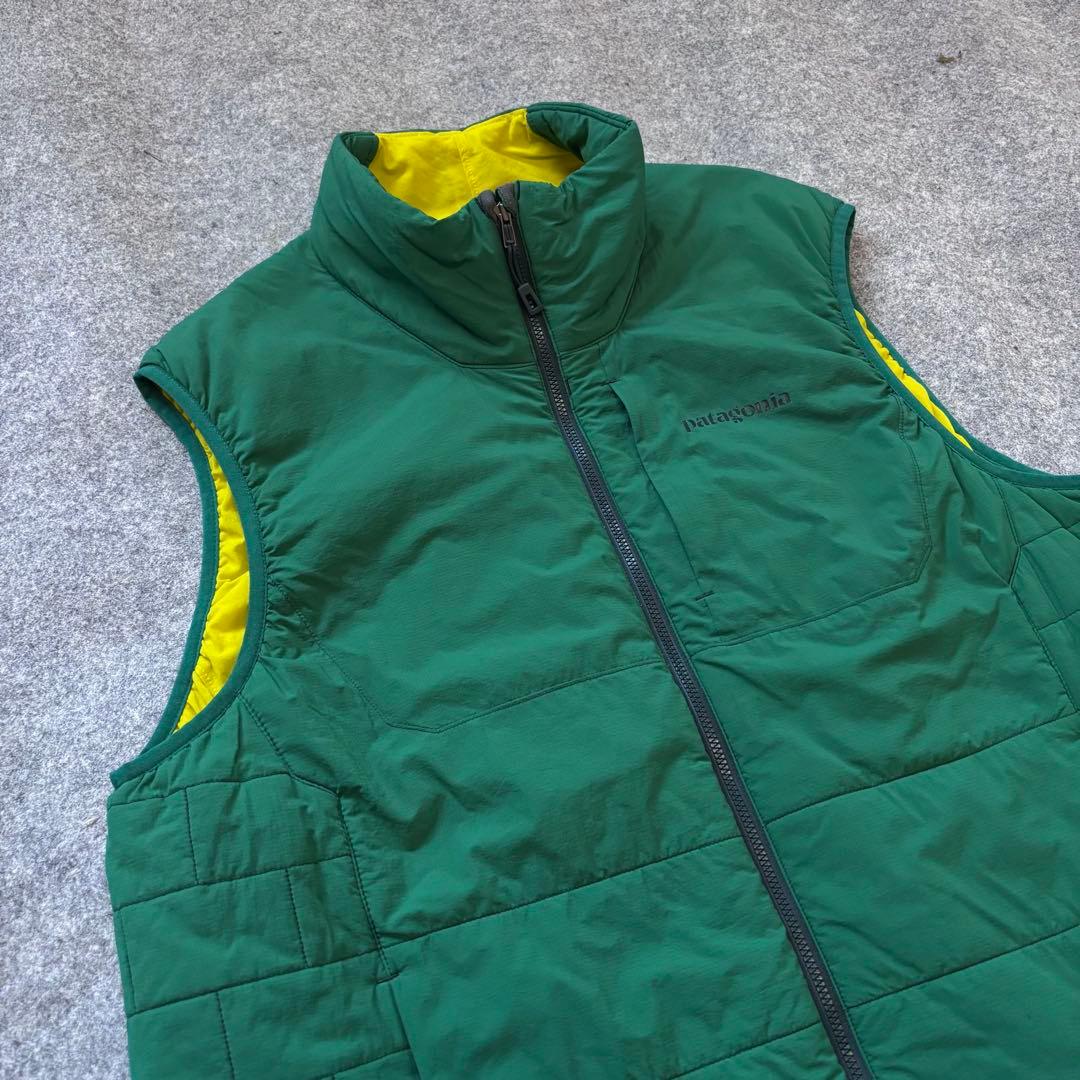 【L】patagonia パタゴニア ナノエアベスト 中綿 グリーン