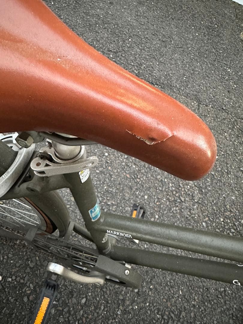 ブリヂストン　マークローザ　自転車 オリーブグリーン