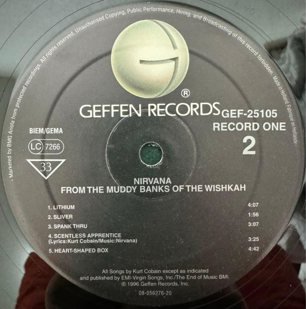 NIRVANA レコード　美品　チケット　ポスター　ブックレット付き