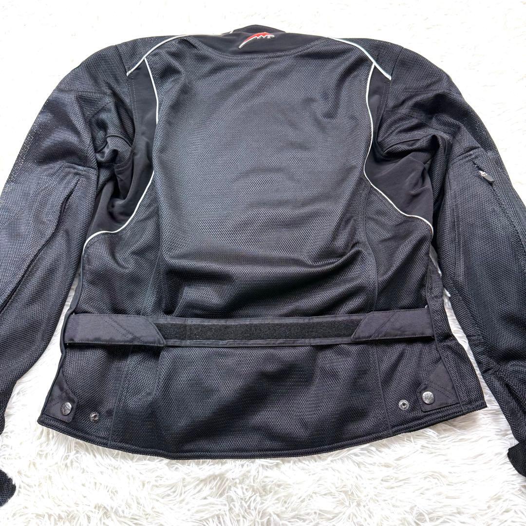 ✨美品✨クシタニ メッシュライダースジャケット LL 黒 プロテクター付