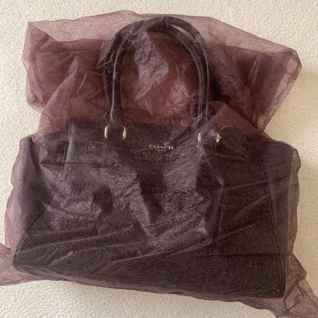 専用ページ COACH タッセル レザートートバッグ