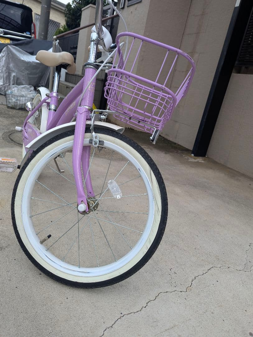 katsu 子供用自転車 ラーベンダ18インチ