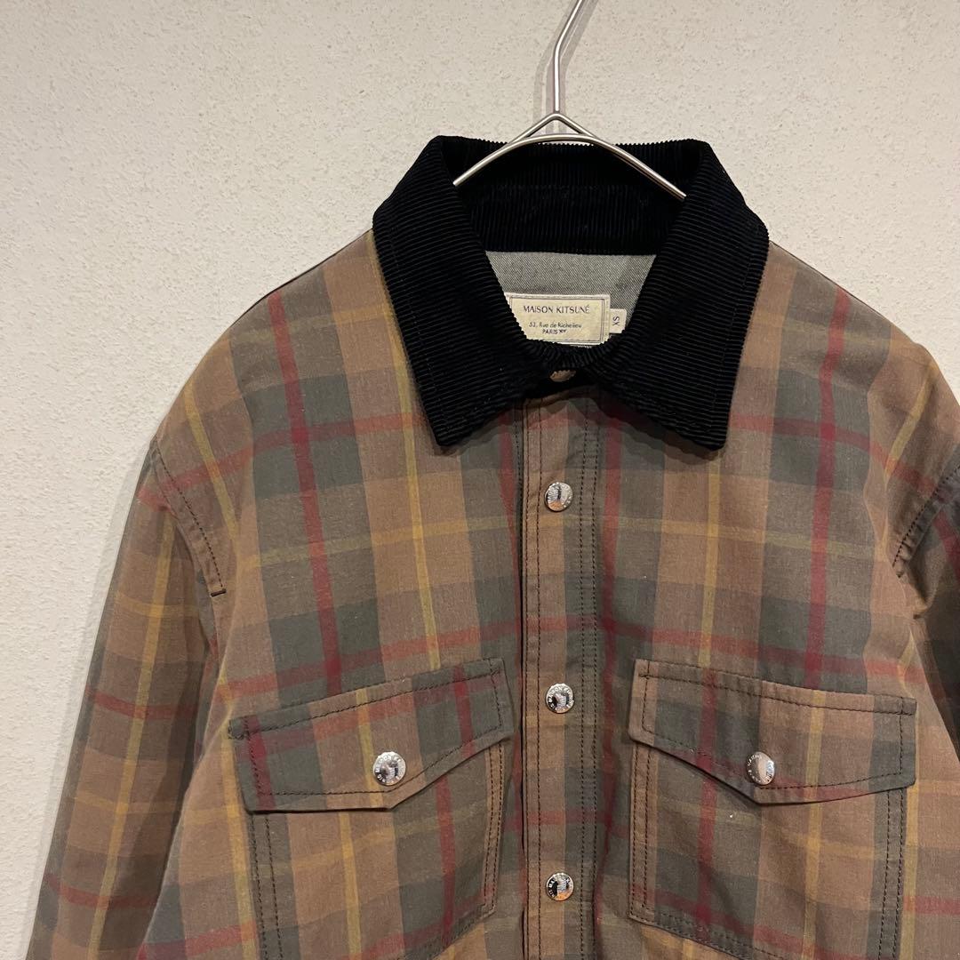Maison Kitsune チェック柄 ハンティングジャケット