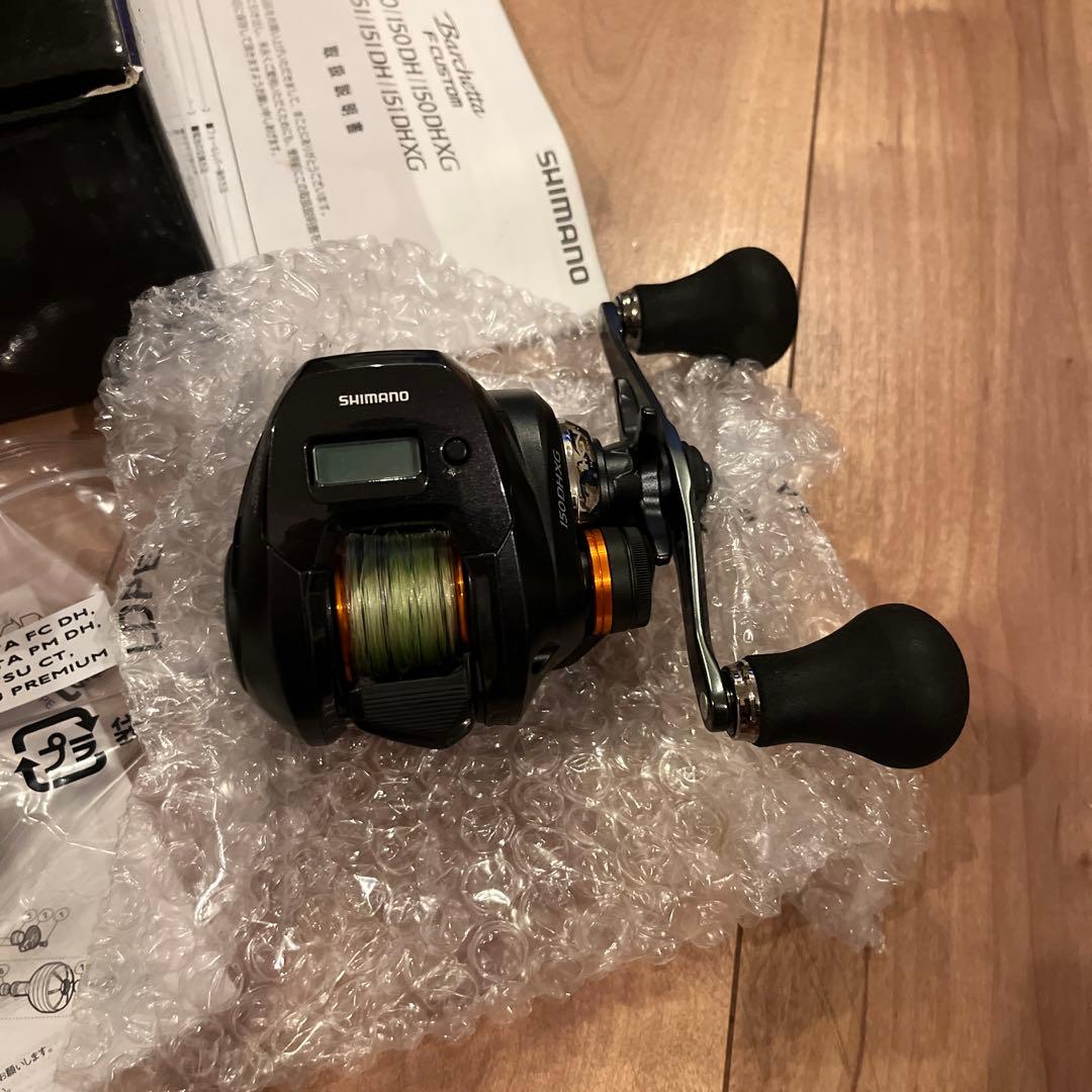 【美品】シマノ バルケッタ Fカスタム 150DHXG 右　PE0.8号付