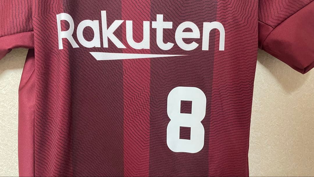 加入初年度　ヴィッセル神戸 2018 イニエスタ ホームユニフォーム（Sサイズ）