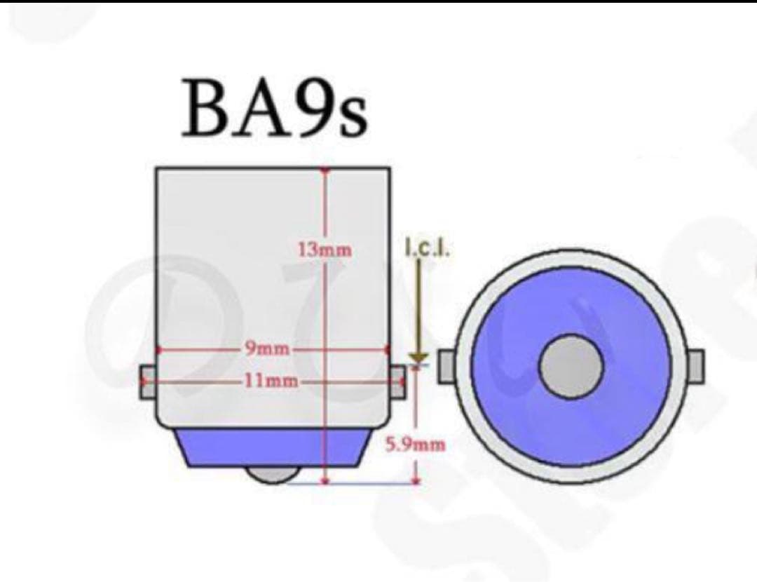 BA9S 2835 LED 白色 24V 100個 マーカー 室内灯 ナンバー灯