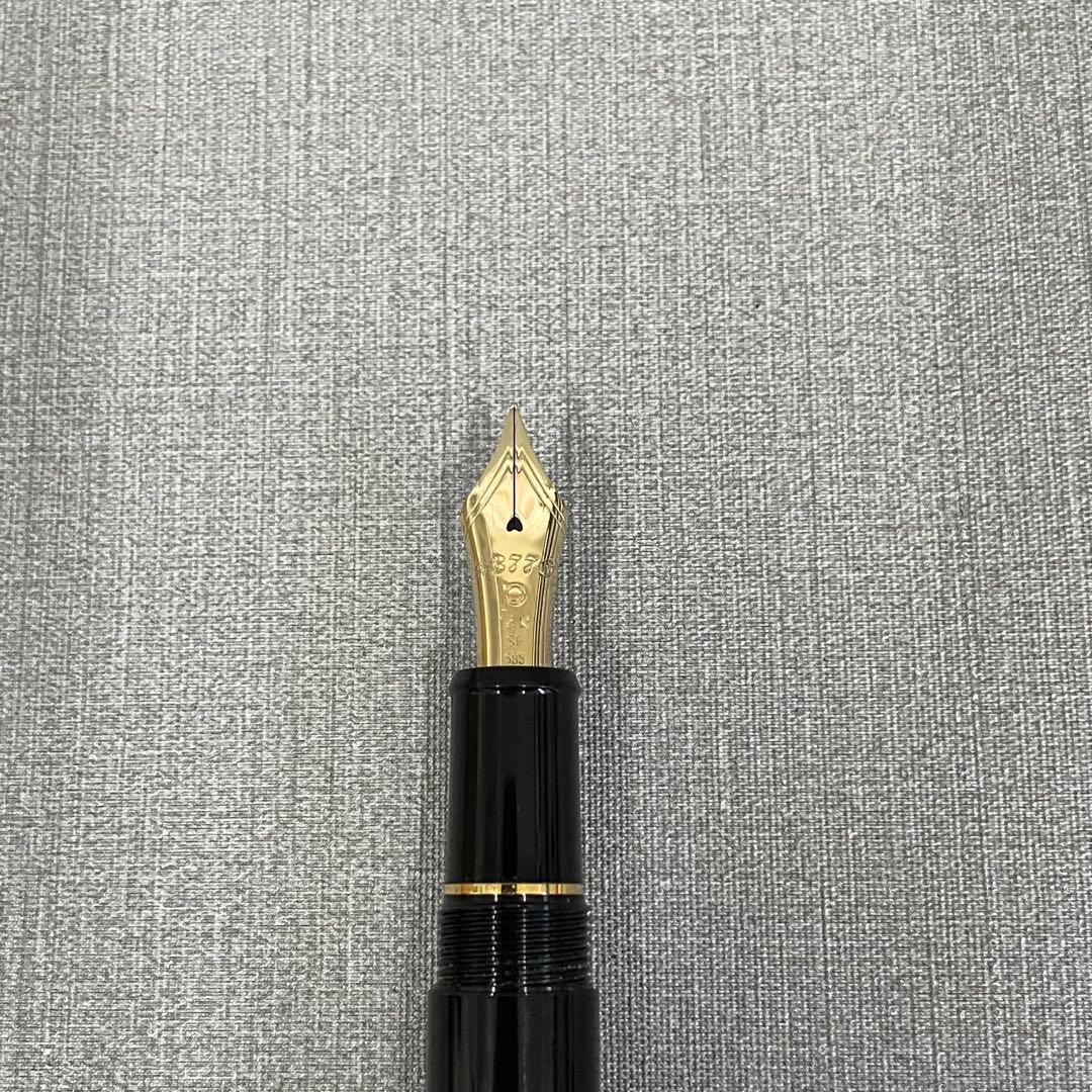 【H】プラチナ PLATINUM 万年筆 14K刻印