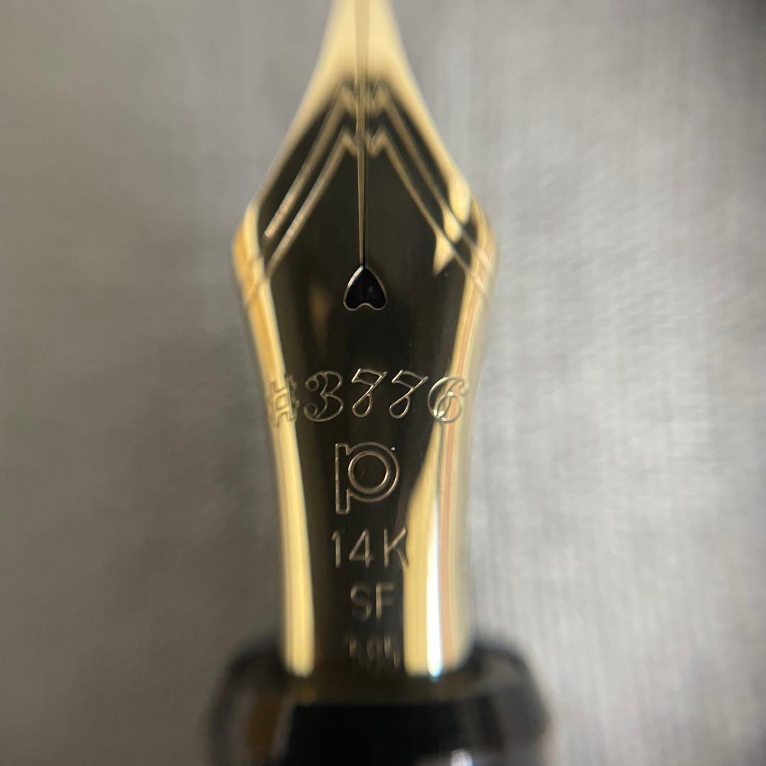 【H】プラチナ PLATINUM 万年筆 14K刻印