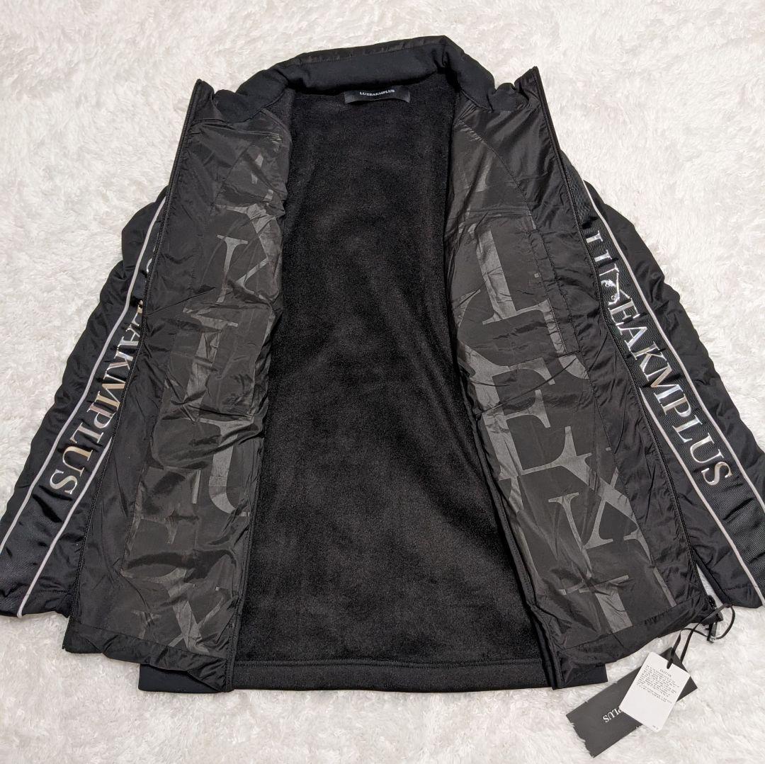 新品✨LUXEAKMPLUS×roar コラボ スリーブロゴ 中綿ブルゾン XL