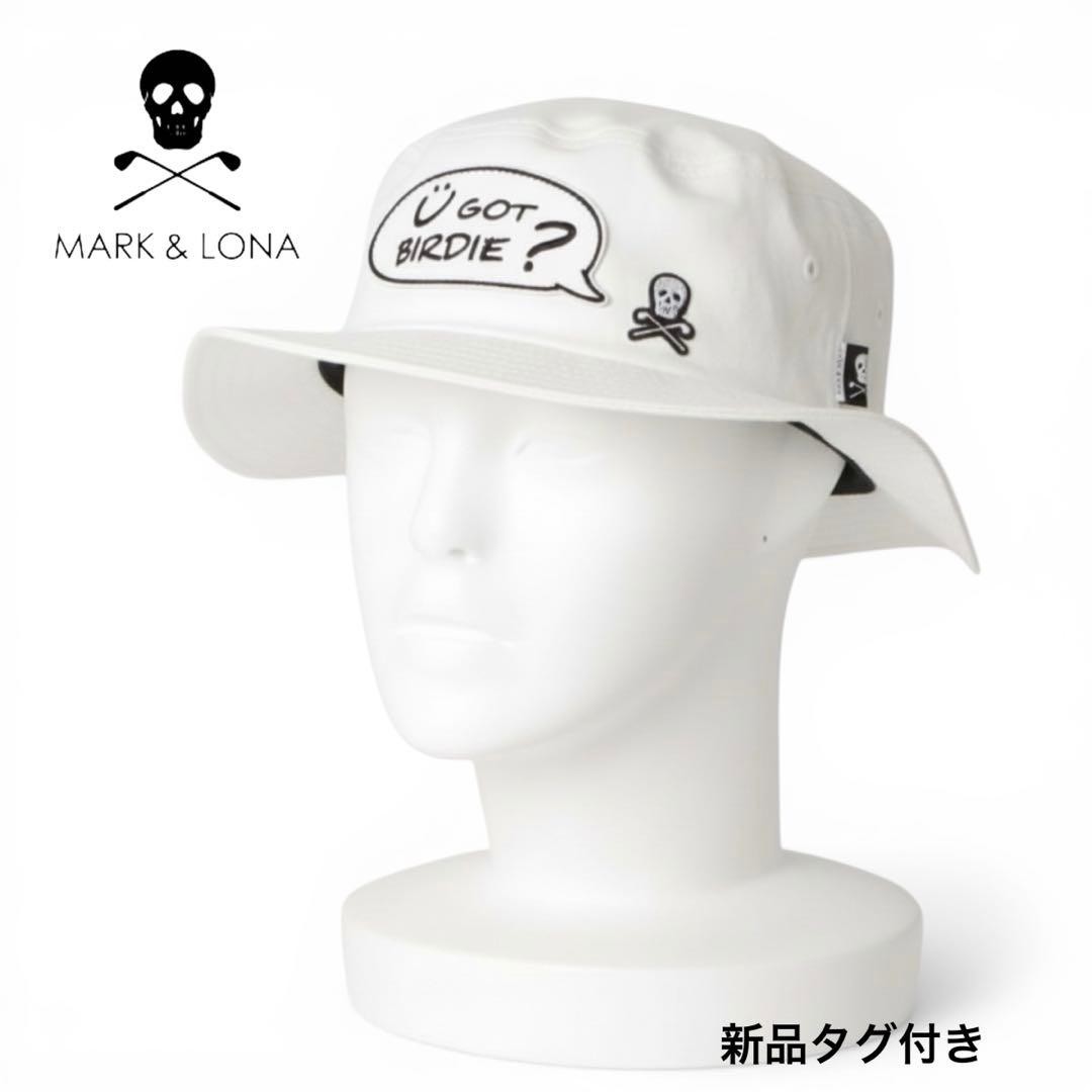 【新品タグ付】MARK & LONA スカルパッチ バケハ OFF WHITE