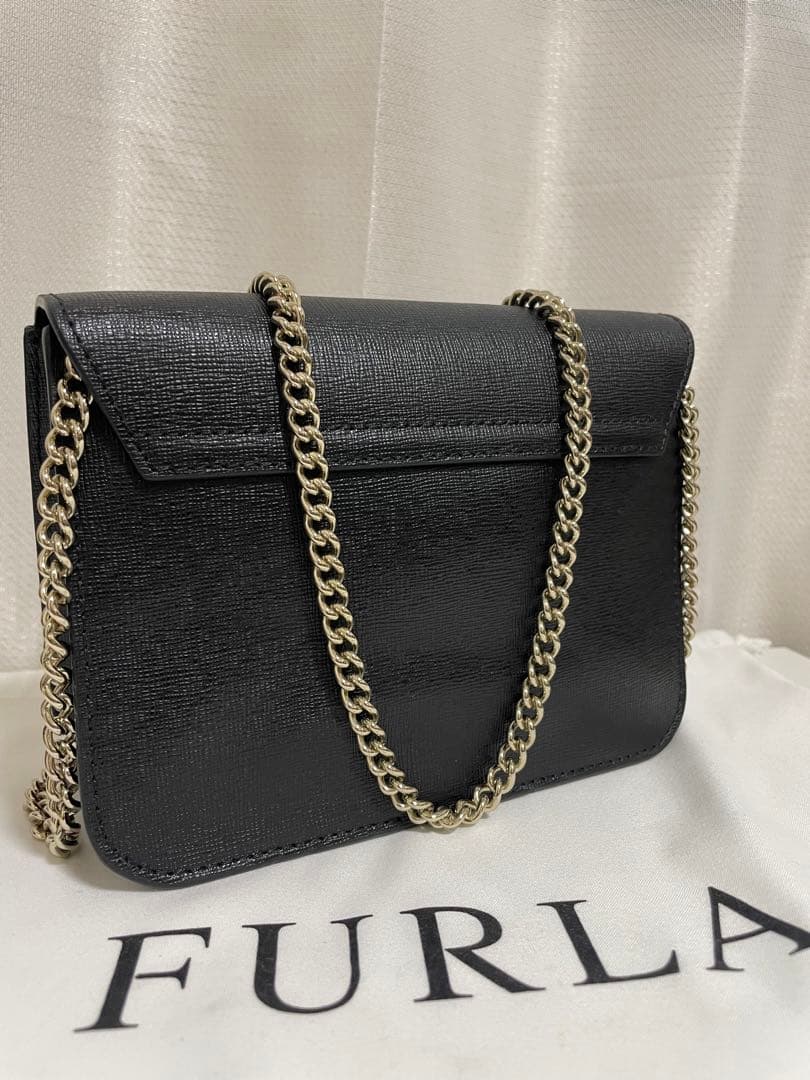 【新品未使用】フルラ/FURLA ２wayジュリア チェーンレザーバッグ