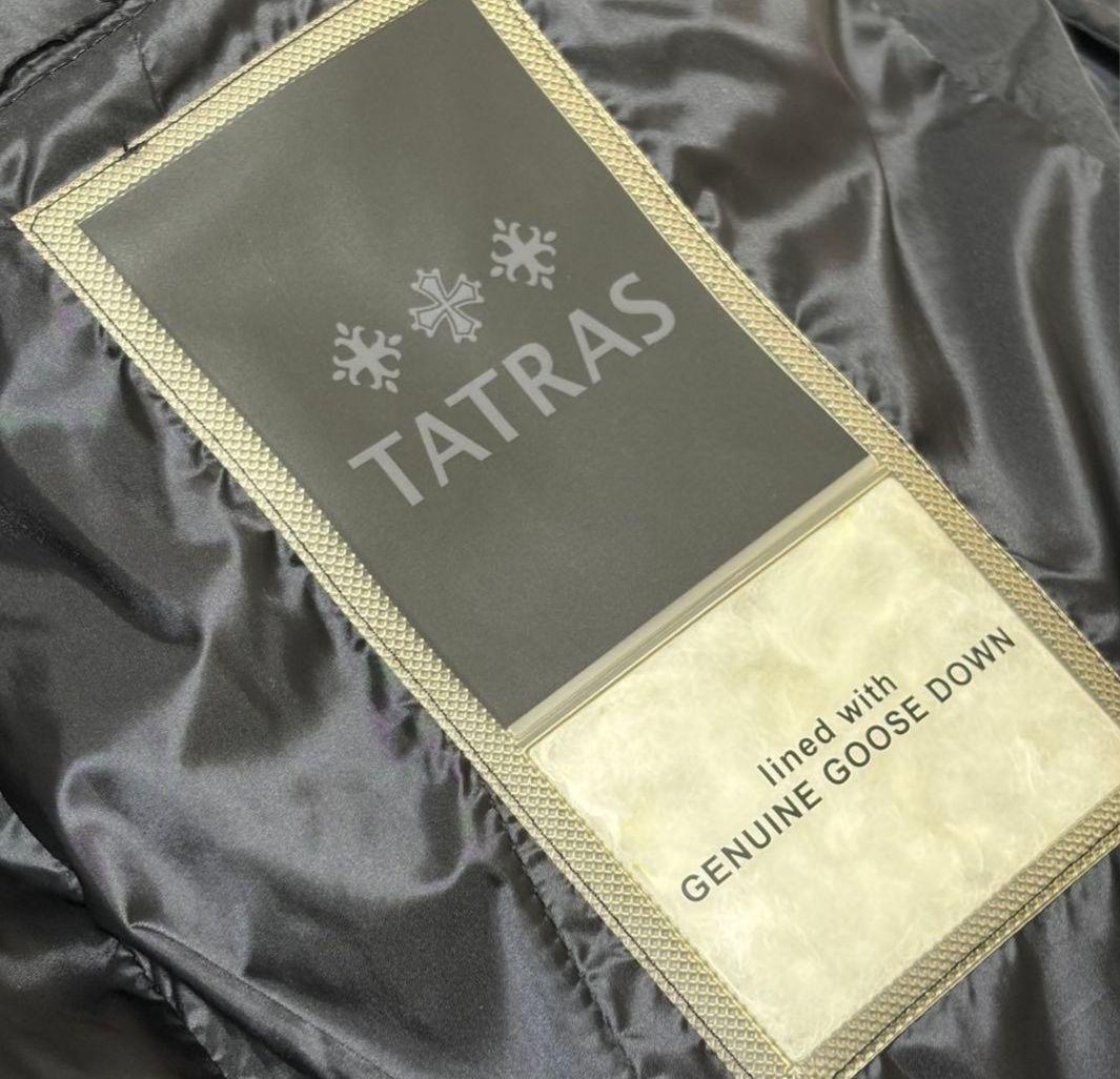 極美品　近年モデル　タトラス　クローネ　ダウンベスト　フード　ブラック