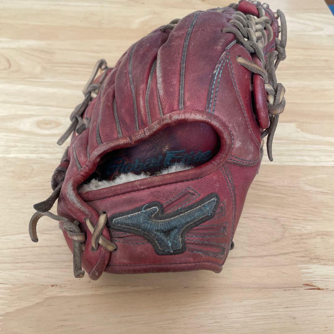 Mizuno 硬式野球グローブ 赤