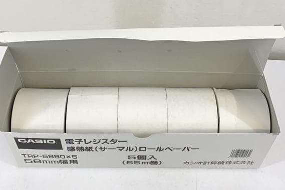 【感熱紙付き】CASIO TE-400 電子レジスター ホワイト