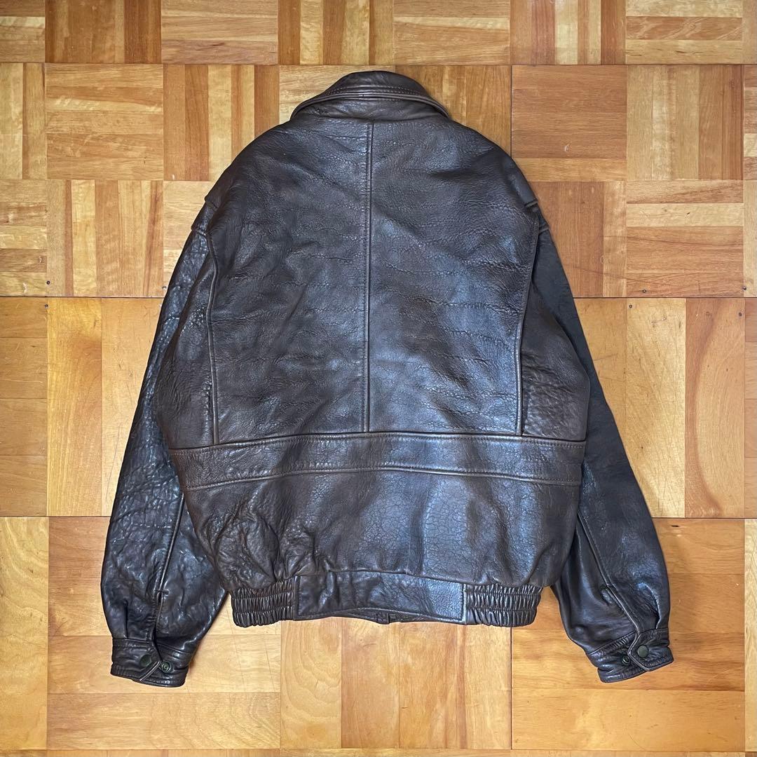 ジャケット・アウター 90s A-2 Leather Flight Jacket VINTAGE