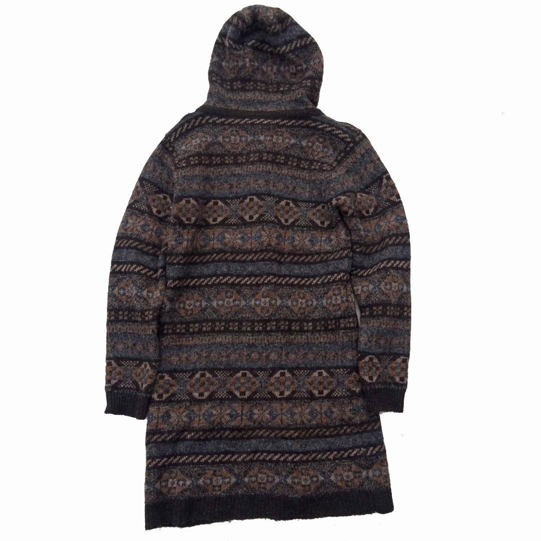 ジャミーソンズJamieson'sフェアアイル柄シェットランドトパーカーセーター