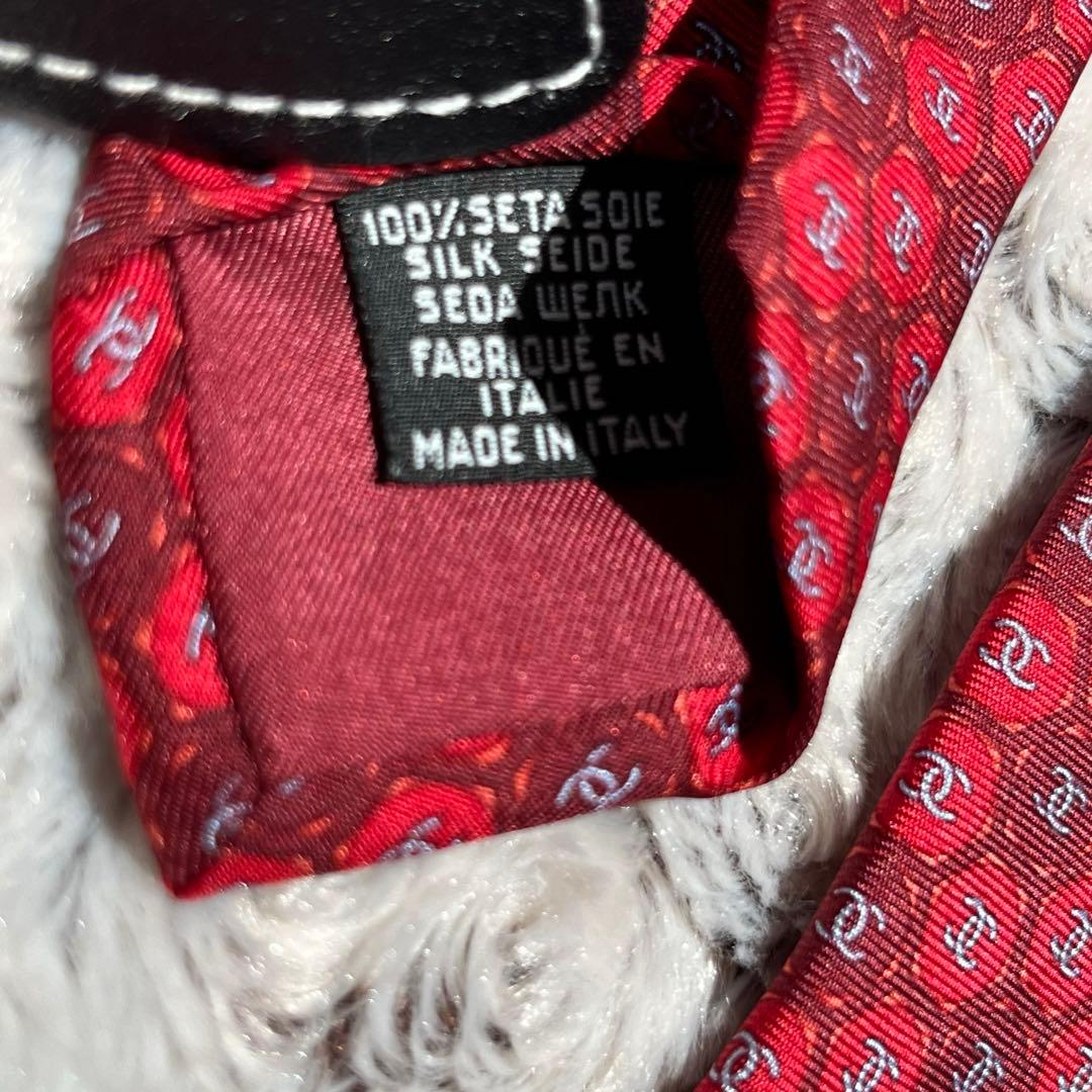 CHANEL ネクタイ　ココマーク