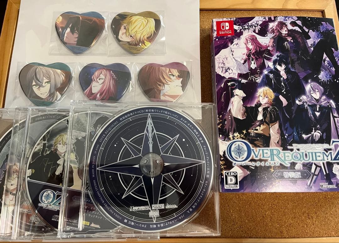 OVER REQUIEMZ ゲーム・ドラマCD・缶バッジセット