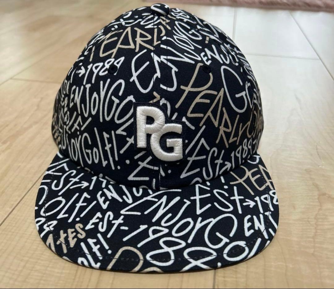 ★新品正規品 PEARLYGATES/ ストリート柄 フラットブリムキャップ
