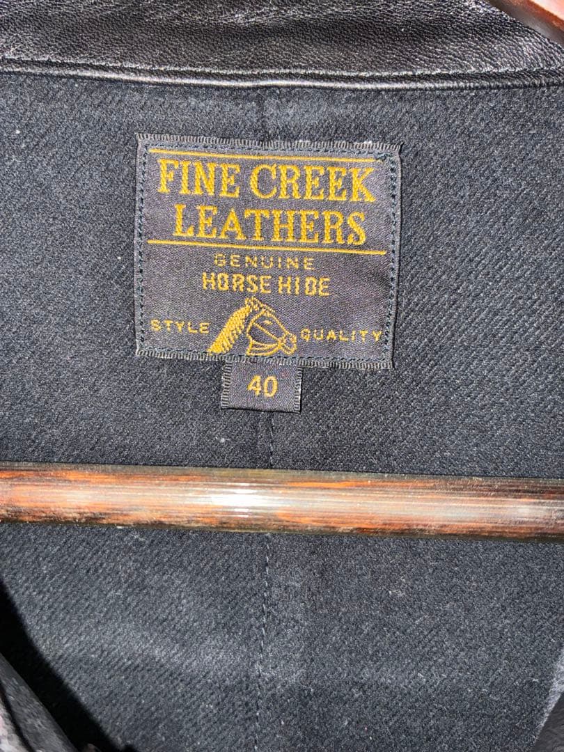 FINE CREEK LEATHERS レザージャケット　ギルモア