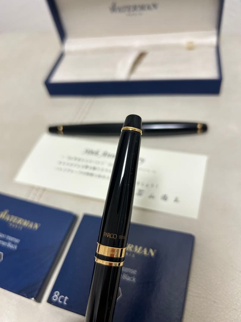 【希少】Waterman ウォーターマン PARCO 50th 万年筆ボールペン
