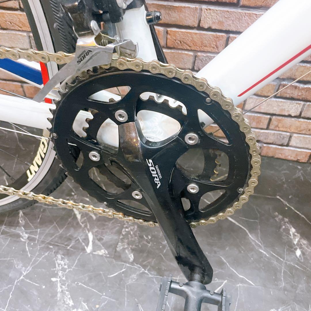 【18】ロードバイク スポーツ車 GIANT DEFY ホワイト SORA