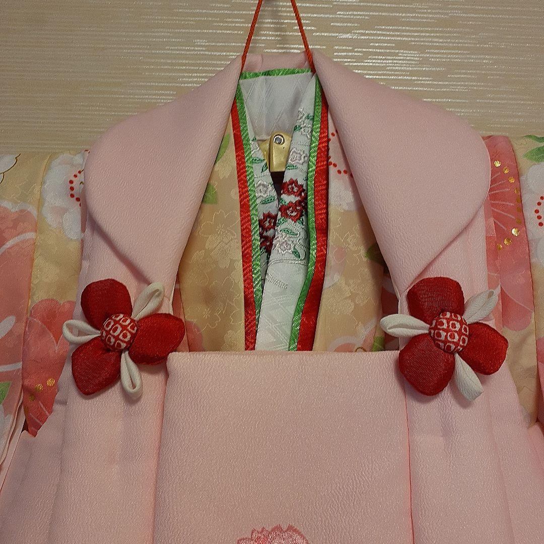 753 3歳女の子着物セット　ピンク
