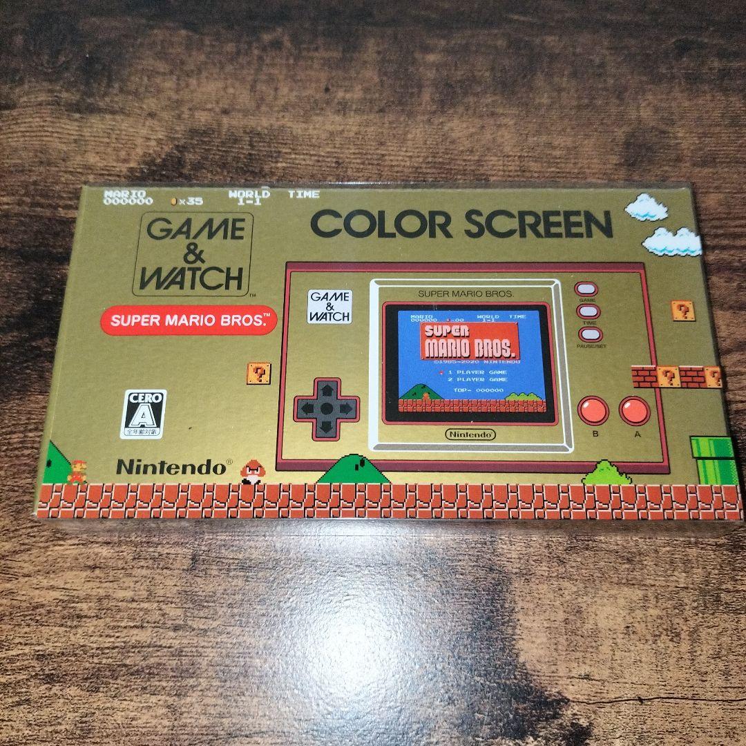 【新品未開封】ゲームウォッチ スーパーマリオブラザーズ オマケ付き