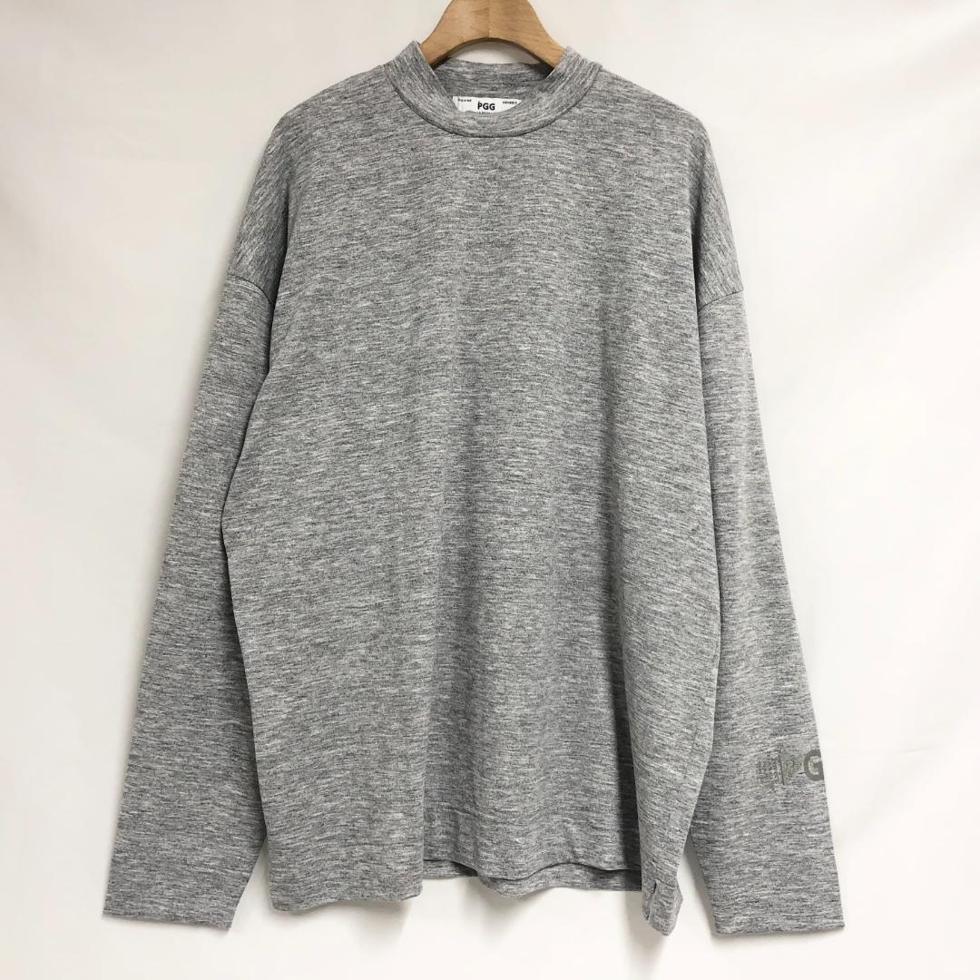 ○★新品未使用　PGG PEARLY GATES　モックネックシャツ　5　グレー