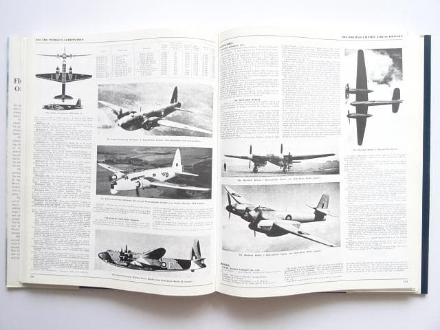 洋書◆第二次世界大戦で使用された戦闘機の写真集 本 資料集 飛行機 軍用機