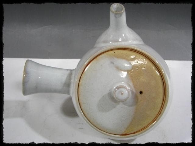 十五代 坂倉 新兵衛 萩 掛分 茶碗６客 急須 茶器揃 茶道具 hk445