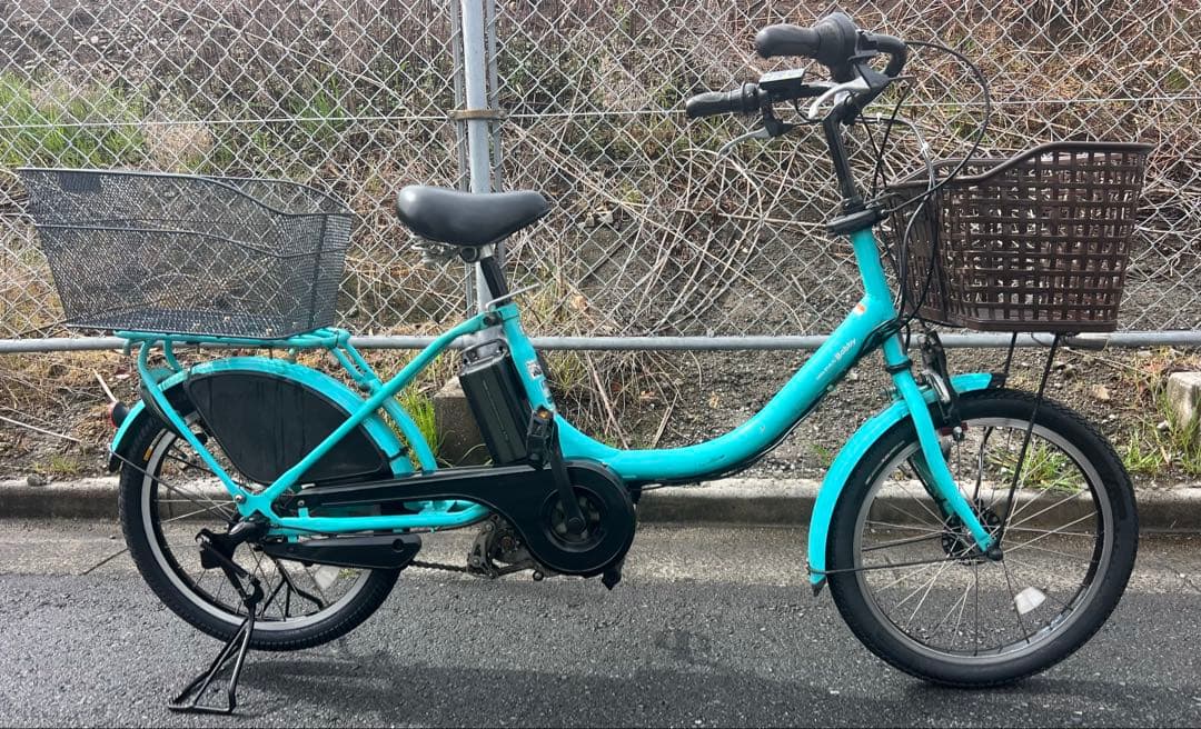 ヤマハPAS Babi電動アシスト自転車20インチ程度良好リアタイヤ新品交換後