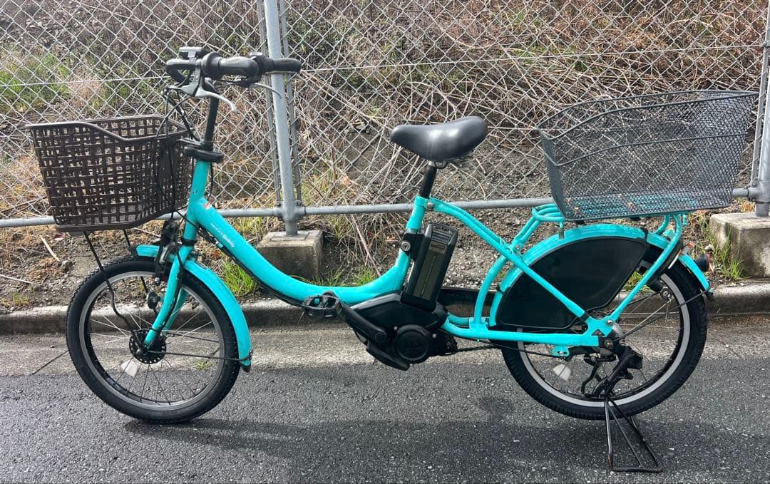 ヤマハPAS Babi電動アシスト自転車20インチ程度良好リアタイヤ新品交換後