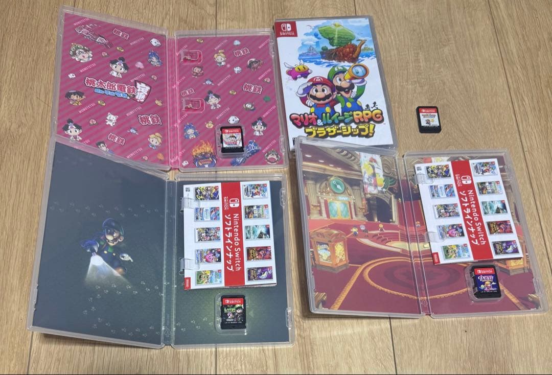 スイッチ用ソフト 桃太郎電鉄　ピーチ　ルイージマンション2HD マリオ＆ルイージ