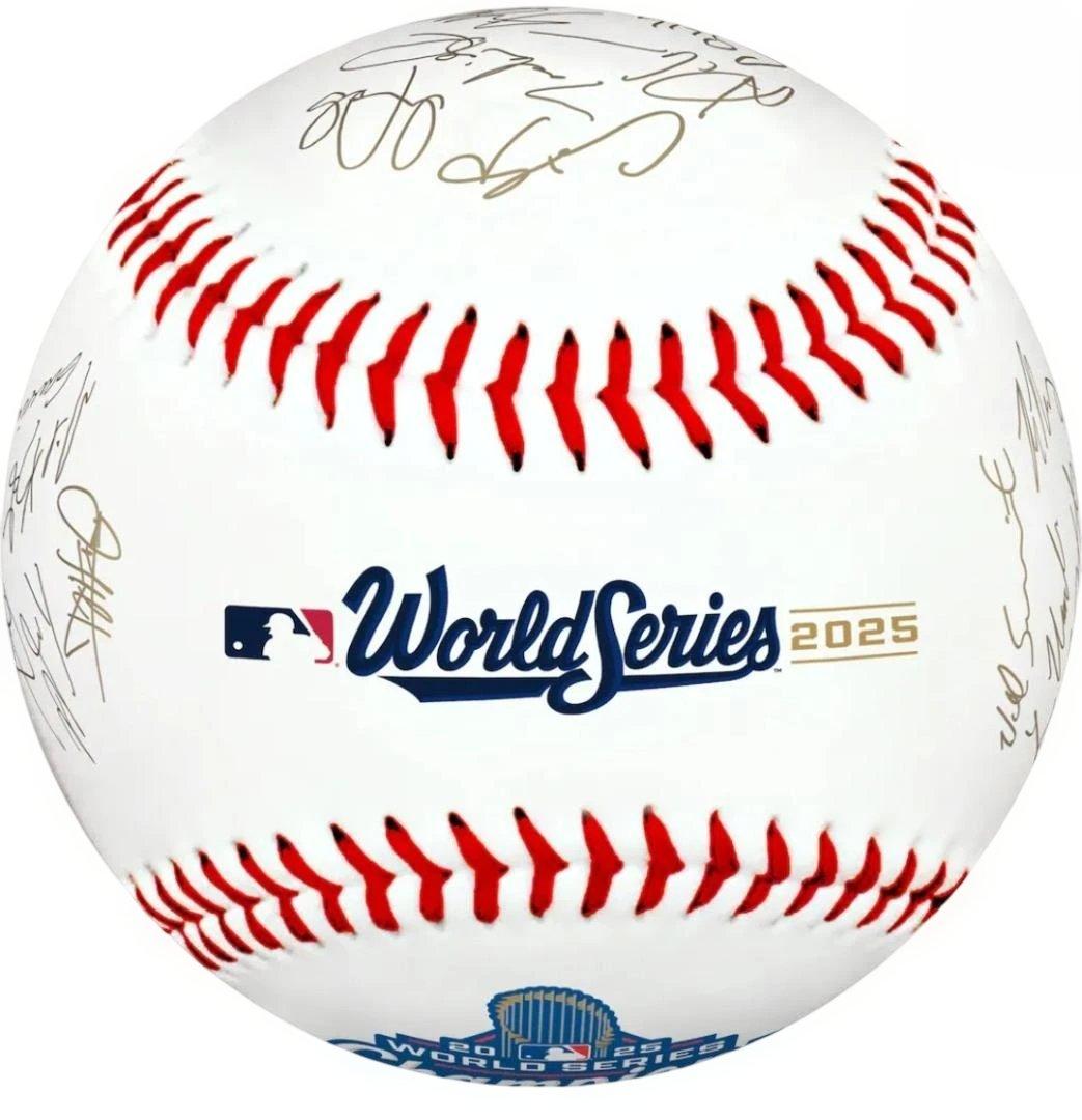 O*a様 2025MLB WS チャンピオンボール ロサンゼルスドジャース サイ