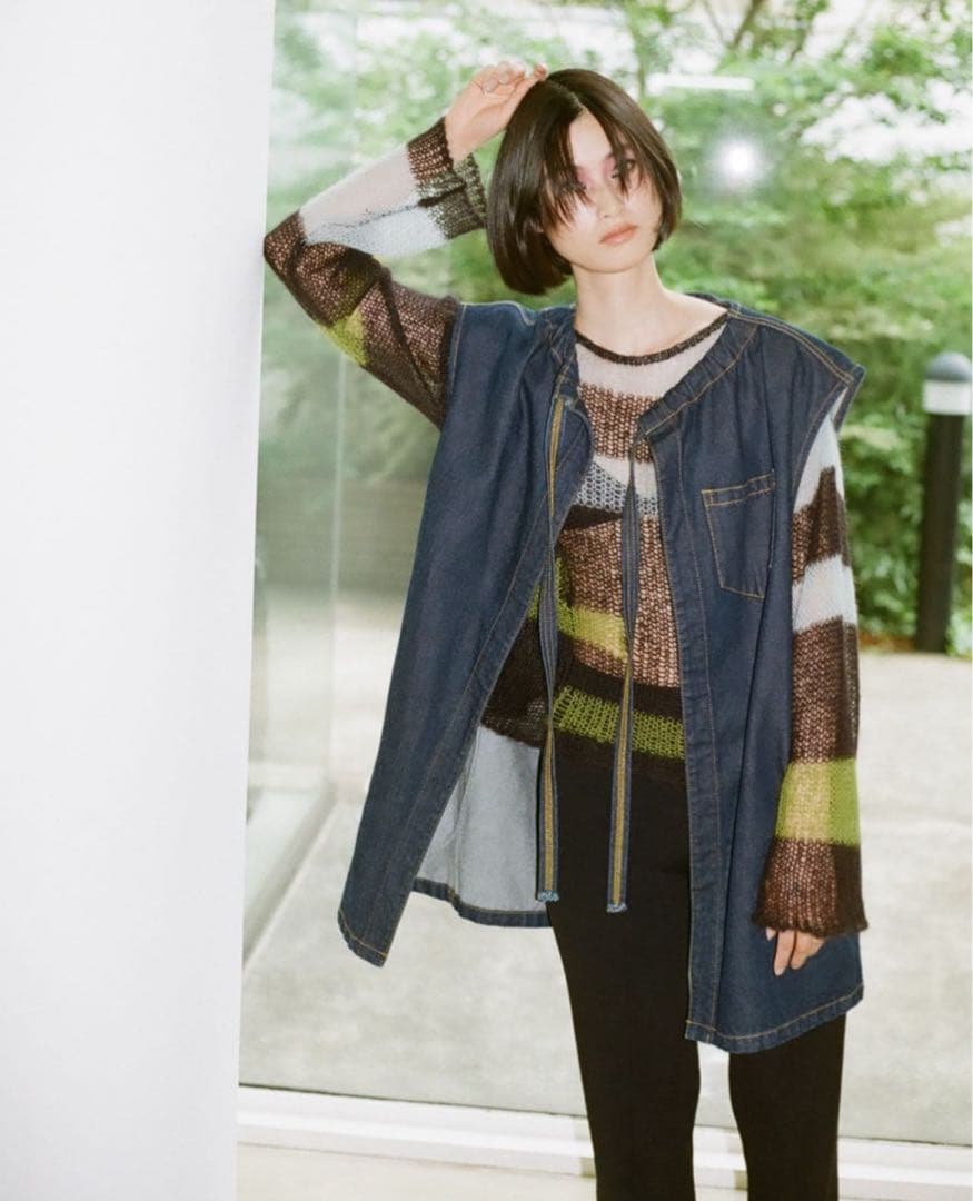 トップス soduk denim jacket indigo