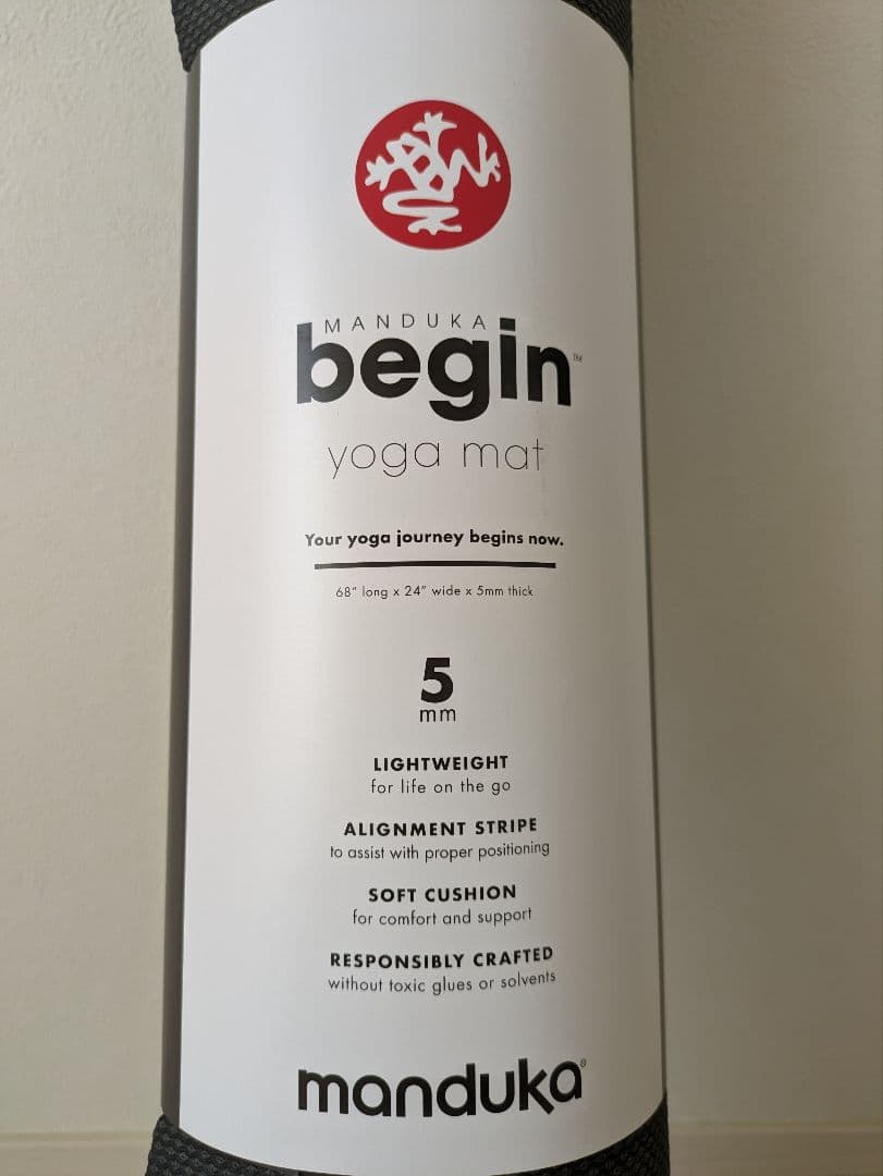 Manduka マンドゥカ ヨガマット 5mm BEGIN スティールグレー