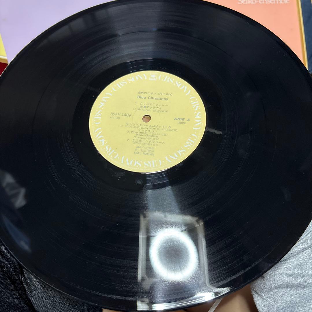松田聖子 金色のリボン BOX 2LP レコード 帯付き