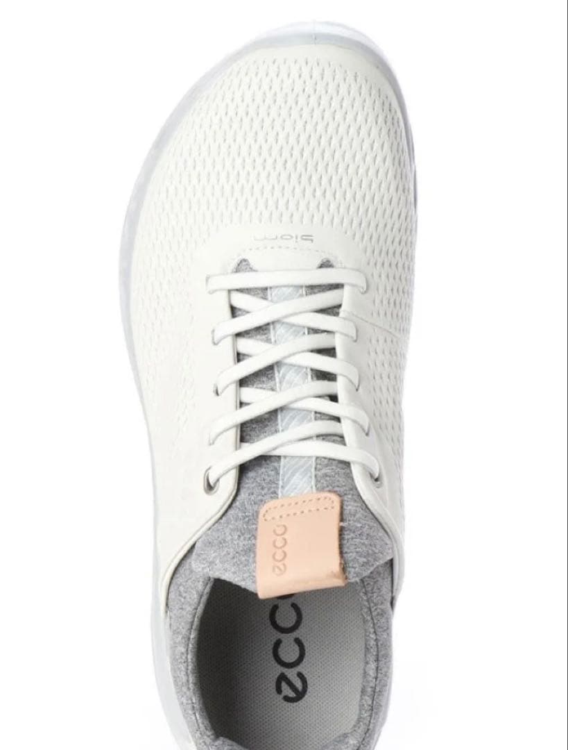 新品タグ付き　ECCO ゴルフシューズ 25.5cm ホワイト