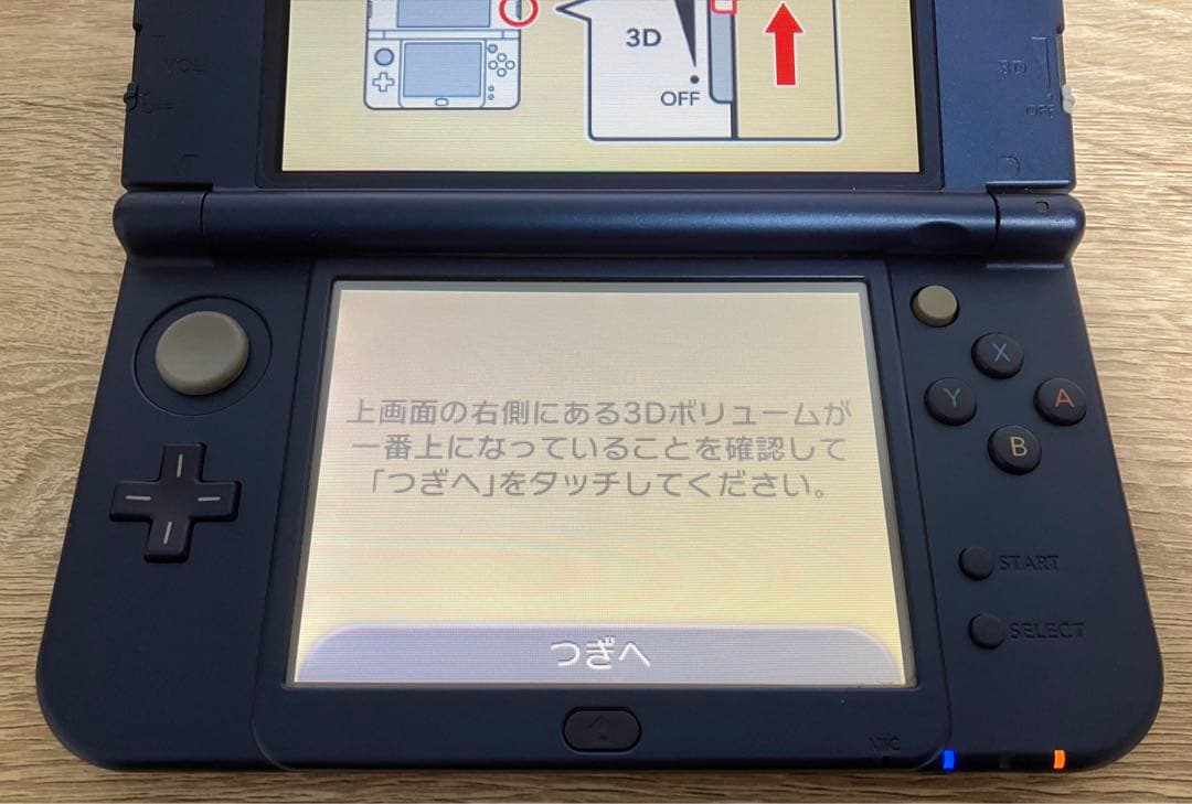 【画面美品】Newニンテンドー3DS LL メタリックブルー